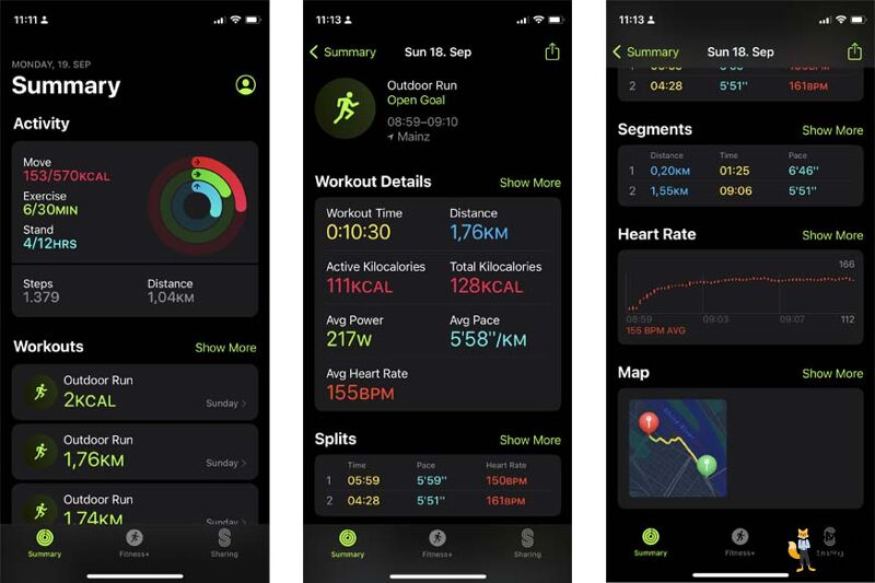 Fitness App Apple.